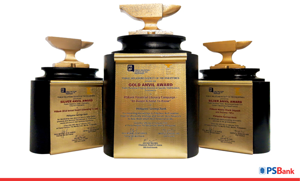 PSBank Bags a Gold and two Silvers at the 55th Anvil Awards