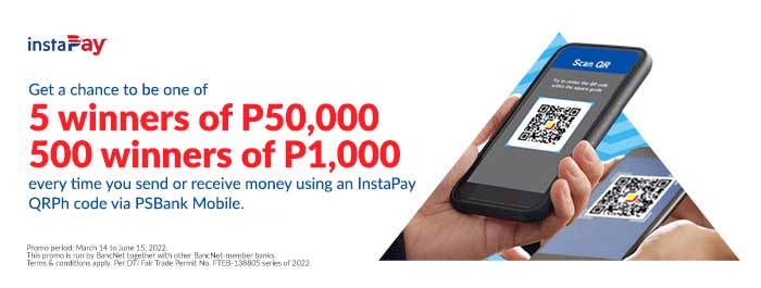 InstaPay your way to 50K Raffle Promo