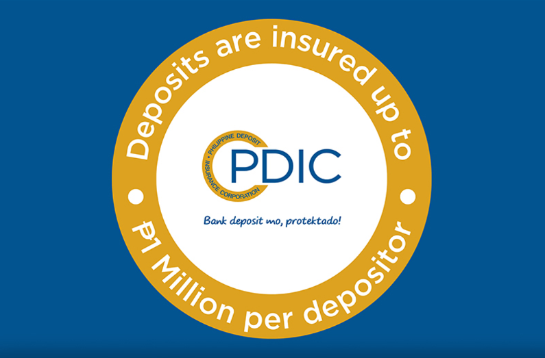 PDIC Deposits are insured up to 1M per depositor
