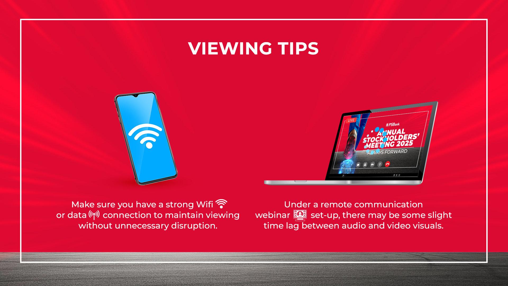 Viewing Tip - 1